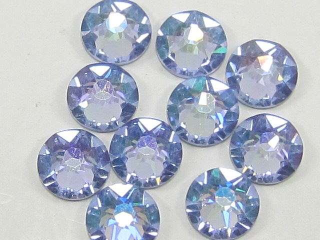 72 pcs. 20ss PROVINCE LAVENDER GLACIER BLUE FLATBACK European Rhinestones